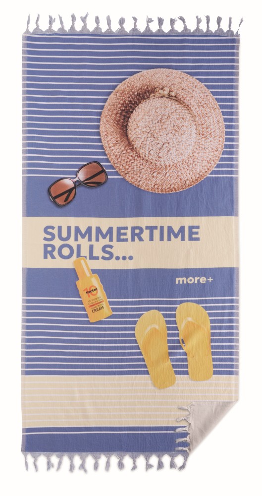 MT4014 Serviette de Hammam en polycoton  280gsm. publicitaire personnalisé - vue 3