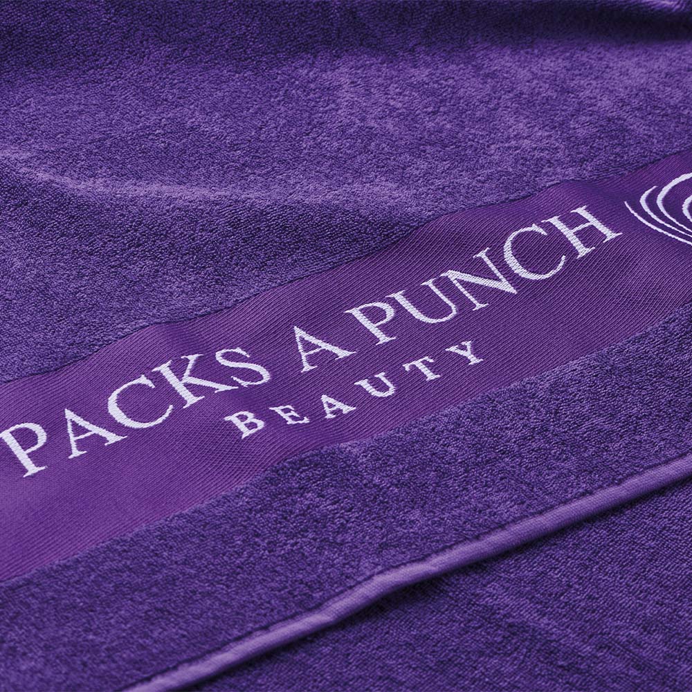 MT4016 Serviette de plage en coton avec bordure tissée jacquard (350 ou 400 g/m²) publicitaire personnalisé - vue 3