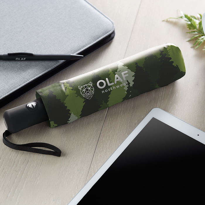 MU2007 ⌀95cm/21″ . Motif en quadri (photo) sur tous les panneaux. publicitaire personnalisé - vue 3