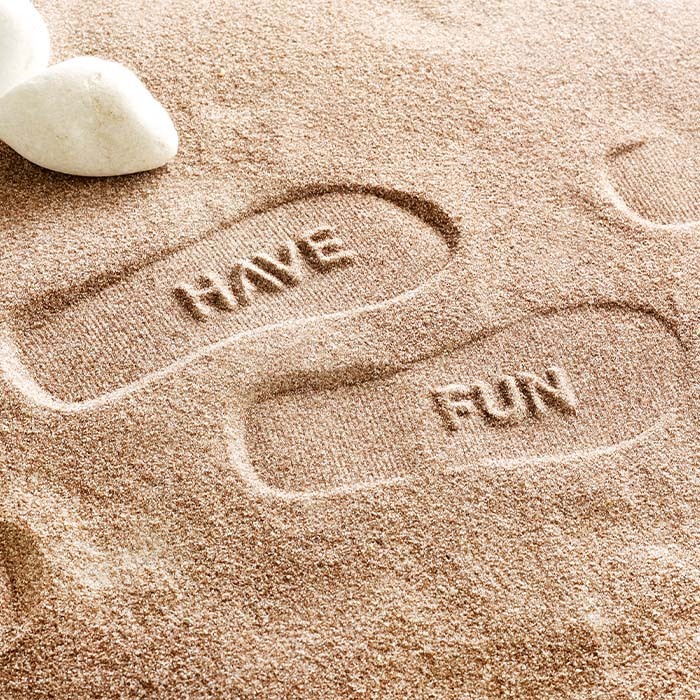 MU5002 Tongs de plage à deux couches : laissez les empreintes de votre logo dans le ... publicitaire personnalisé - vue 3