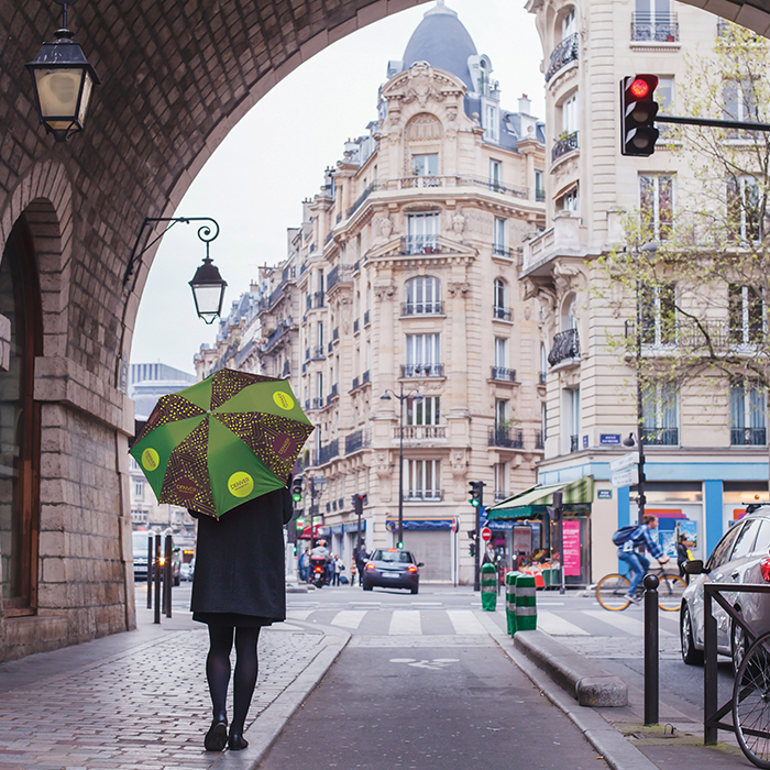 MU7008 ⌀122cm/27″. Motif en quadri (photo) sur tous les panneaux. publicitaire personnalisé - vue 3