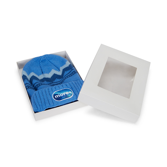 MW1024 Bonnet en acrylique à motifs personnalisés avec poignet en tricot côtelé 2*1.... publicitaire personnalisé - vue 3