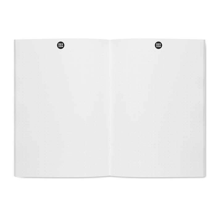 NOPCA5 Carnet A5 à couverture souple avec feuilles personnalisées. publicitaire personnalisé - vue 3