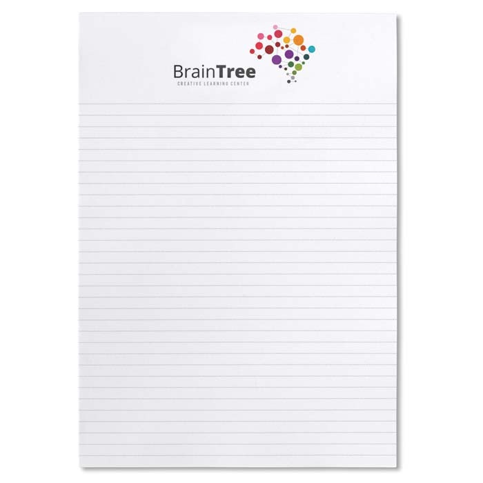 NPADA5 Bloc-notes au format A5 avec feuilles personnalisées. publicitaire personnalisé - vue 3