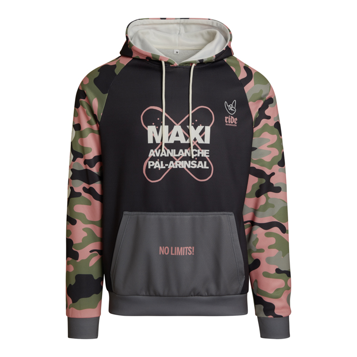 SG1042 Sweat à capuche raglan à poches sublimé 280g publicitaire personnalisé - vue 3