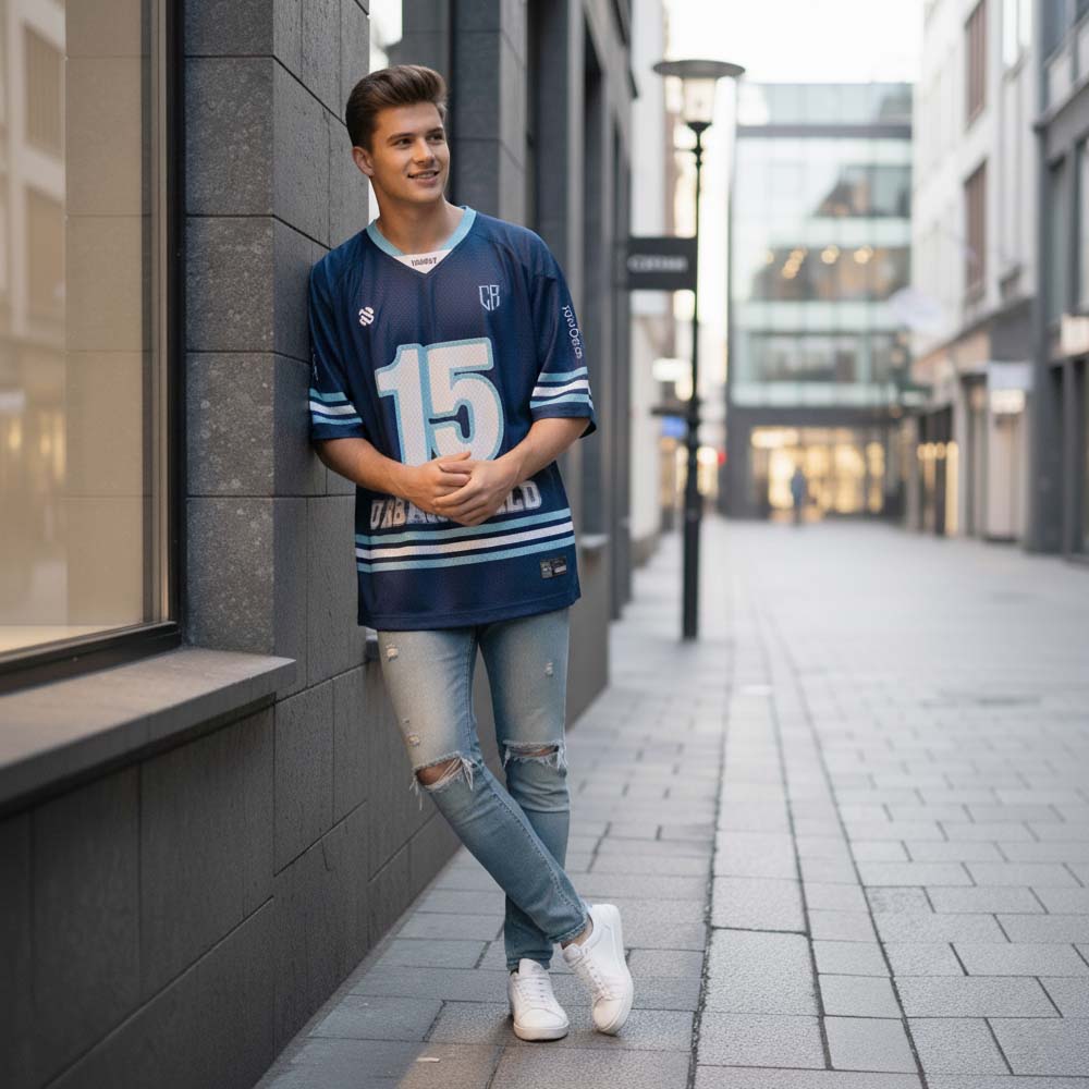 SG1081 Premier Baseball Streetwear jersey 190gsm/Unisexe publicitaire personnalisé - vue 3