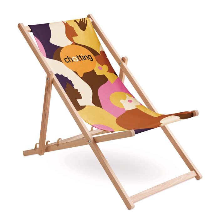 YC6503 Chaise longue classique avec housse amovible (sublimée) publicitaire personnalisé - vue 3