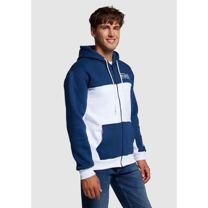 CG1014 Sweat à capuche zippé unisexe bicolore sur mesure coupe moderne. publicitaire personnalisé - vue 4