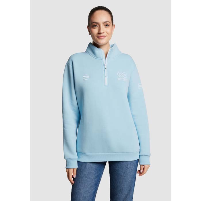 CG1017 Sweatshirt à col montant avec fermeture à glissière 1/4, sur mesure. publicitaire personnalisé - vue 4