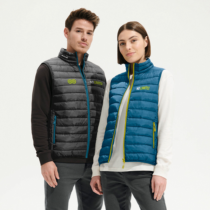 CG1019 Bodywarmer léger sur mesure avec poches latérales. publicitaire personnalisé - vue 4