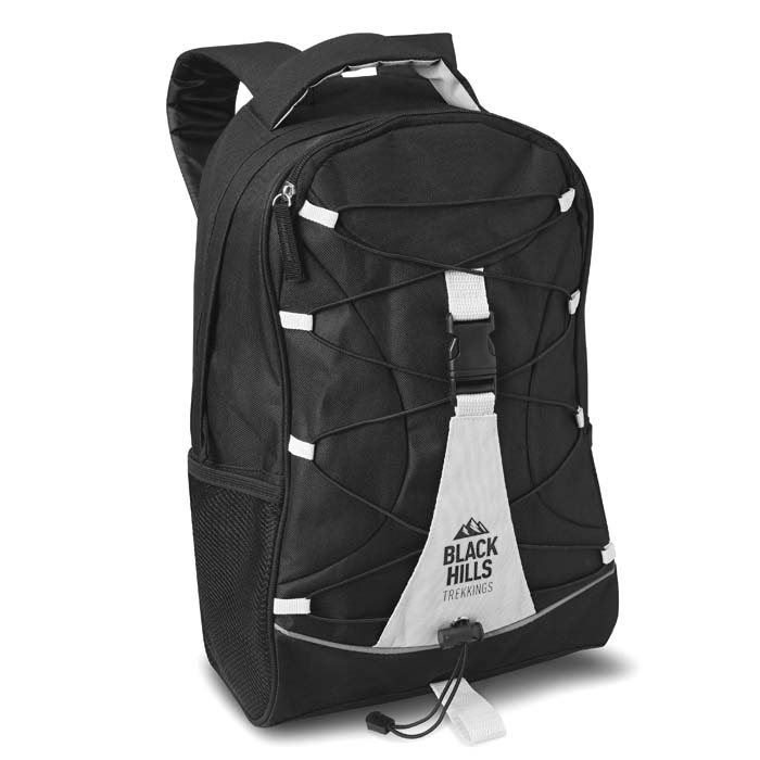 MB4004 Sac à dos en 600D polyester avec couleurs contrastées et cordon décoratif sur... publicitaire personnalisé - vue 4