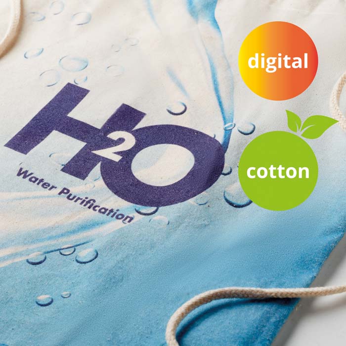 MB8302 Sac en coton à cordon 37(L) x 46(h) cm. publicitaire personnalisé - vue 4