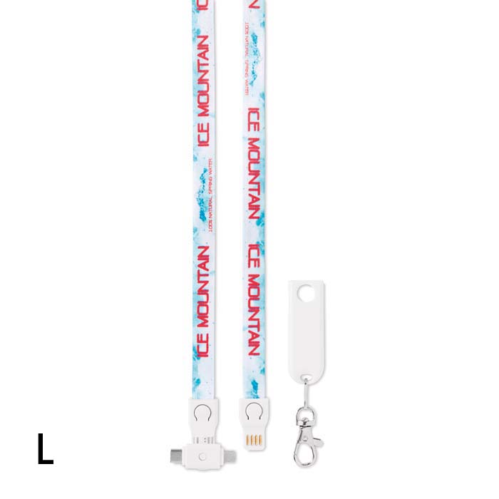 MC1005 Câble de recharge. Votre design en quadri sur les deux faces. publicitaire personnalisé - vue 4