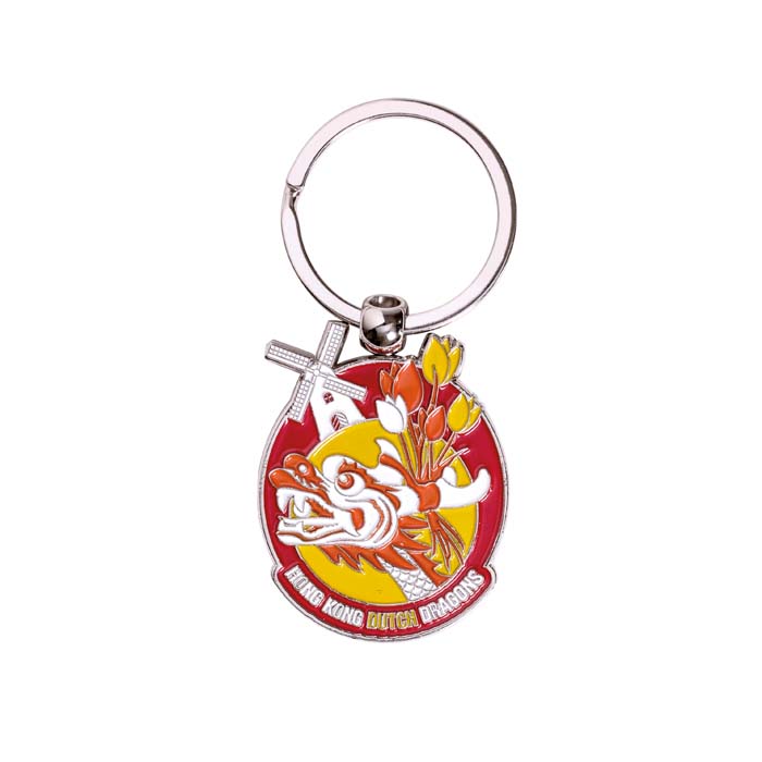 MK2007 Alliage de zinc en forme personnalisée avec anneau rotatif avec émail (surfac... publicitaire personnalisé - vue 4