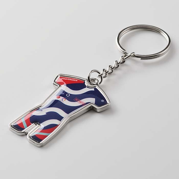 MK2035 Porte-clés tenue de cycliste avec doming. publicitaire personnalisé - vue 4