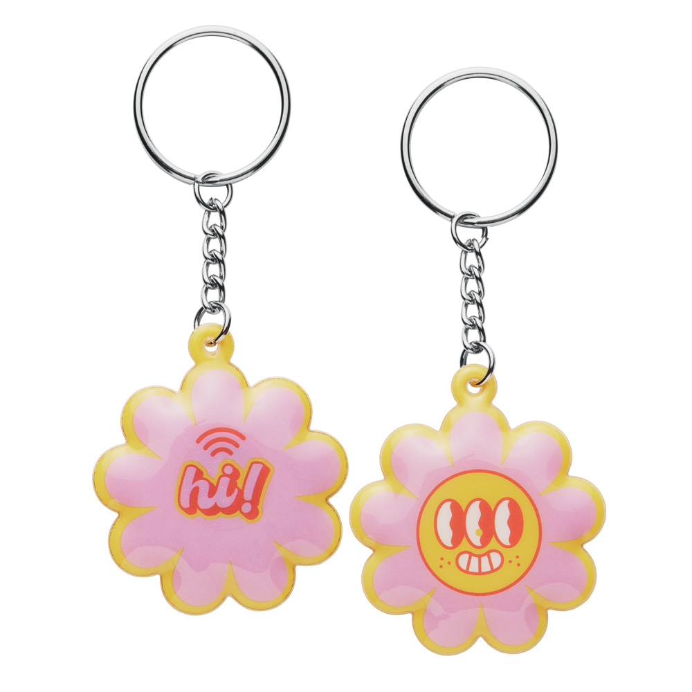 MK5007 Porte-clés NFC en PVC souple et en couleur, de la forme de votre choix publicitaire personnalisé - vue 4