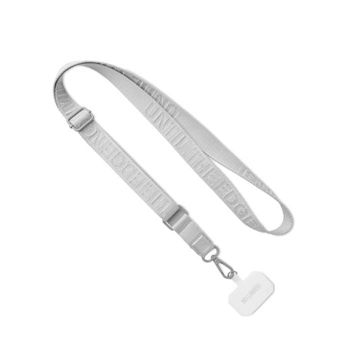 ML1077 Cordon pour téléphone avec plaque en PU pour un logo debossé. publicitaire personnalisé - vue 4