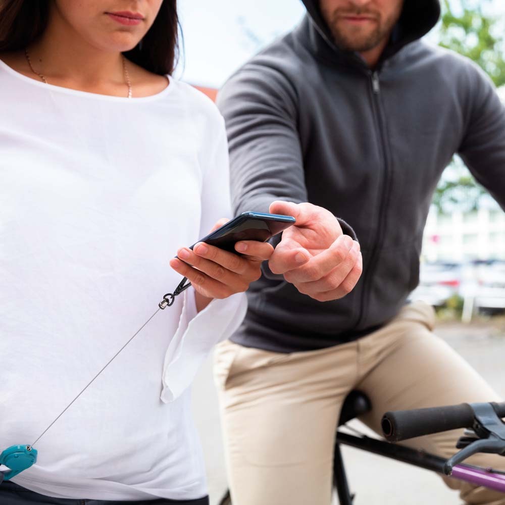 ML1088 Porte-badge et porte-téléphone robuste anti-chute et antivol publicitaire personnalisé - vue 4