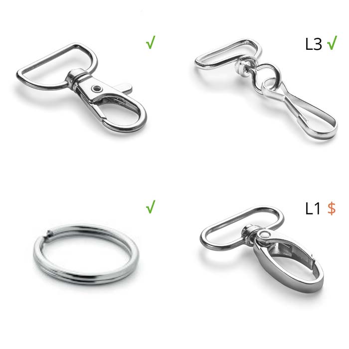 ML1109 Lanyard 3 tons avec étiquette en quadri ou tissée. publicitaire personnalisé - vue 4