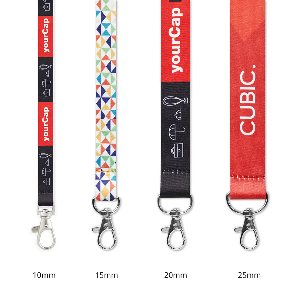 ML1316 Lanyard en RPET avec 2 clips et sublimation sur les 2 faces. publicitaire personnalisé - vue 4