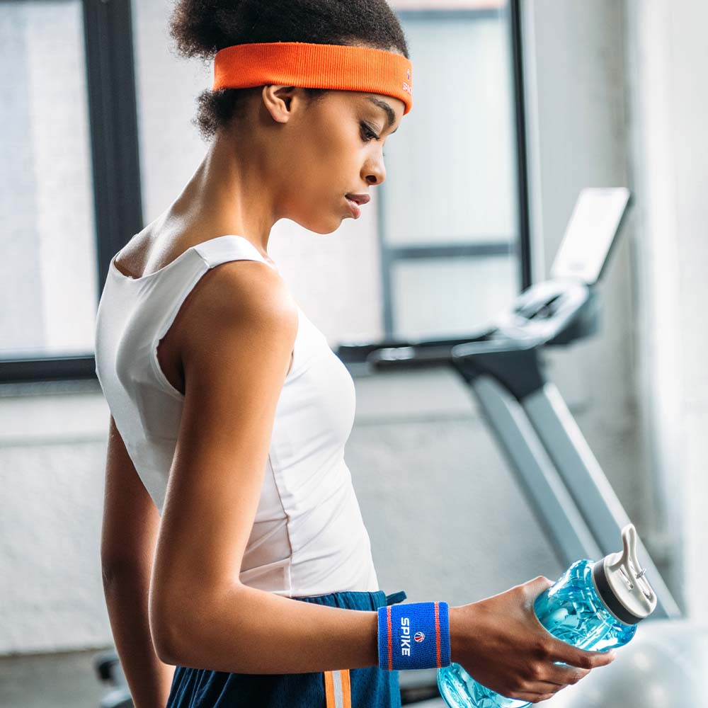 ML3903 Poignets de sport en polyester multicolore, pour maitriser sa transpiration. publicitaire personnalisé - vue 4