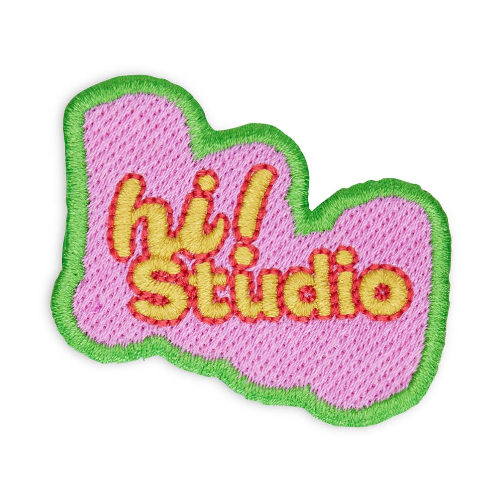 MPAT02 Écusson de forme personnalisée, avec bordure Merrow et logo brodé. publicitaire personnalisé - vue 4