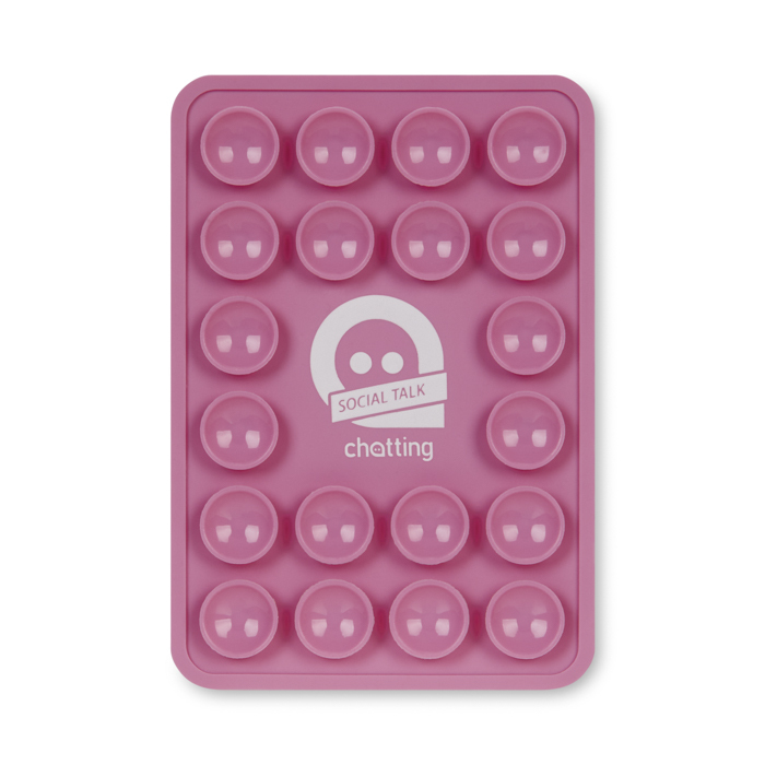 MPHN17 Étui adhésif pour téléphone selfie avec ventouse Incluant un logo en 1 couleur. publicitaire personnalisé - vue 4