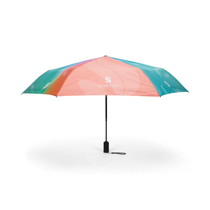 MU2009 Parapluie pliable de ⌀93 cm avec ouverture et fermeture automatiques, résista... publicitaire personnalisé - vue 4