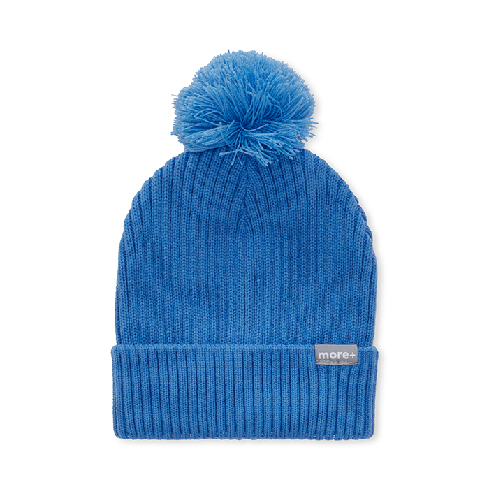 MW1023 MW1023 Bonnet classique en acrylique côtelé avec pompon publicitaire personnalisé - vue 4