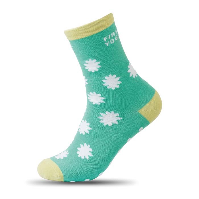 MWCS24 Chaussettes antidérapantes en coton jacquard. Le MOQ est de 50 paires par tai... publicitaire personnalisé - vue 4
