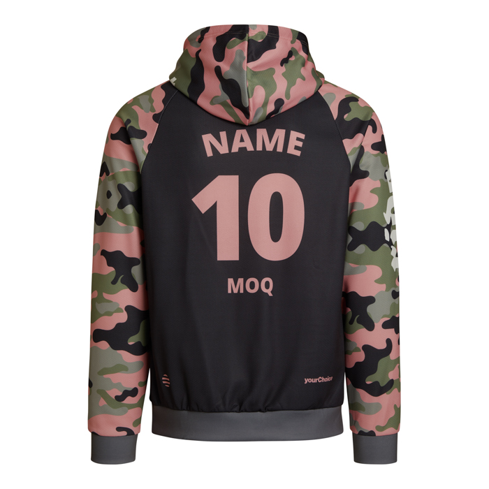 SG1042 Sweat à capuche raglan à poches sublimé 280g publicitaire personnalisé - vue 4