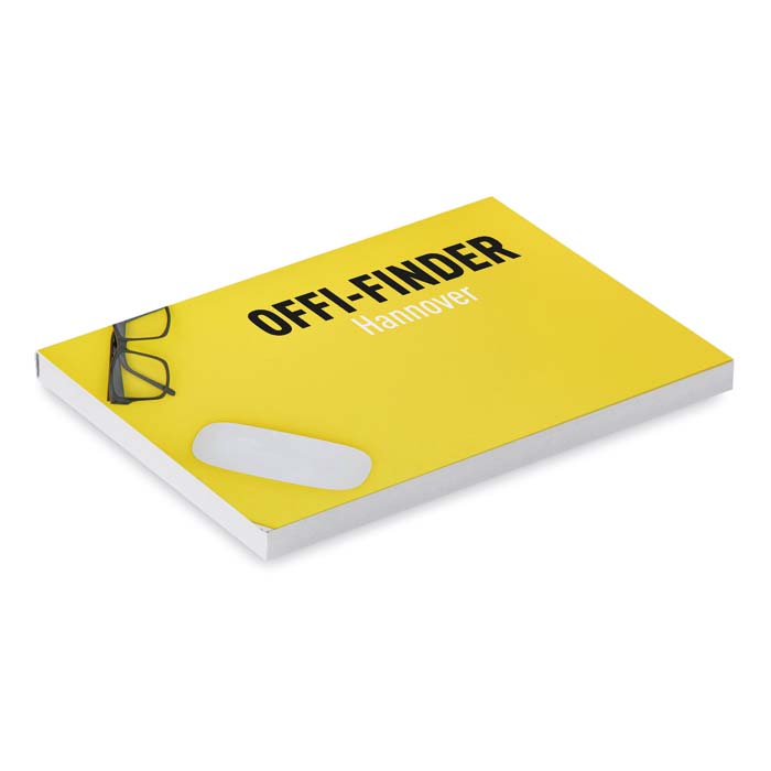 SNS250 Couverture souple en papier avec 50 notes adhésives imprimées. publicitaire personnalisé - vue 4