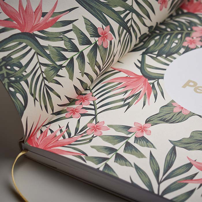 SOPUA5 Cahier A5 à couverture souple en cuir PU avec avec feuilles personnalisées. publicitaire personnalisé - vue 4