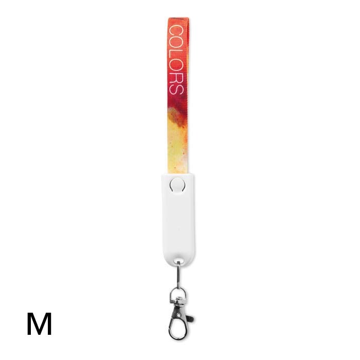 MC1005 Câble de recharge. Votre design en quadri sur les deux faces. publicitaire personnalisé - vue 5