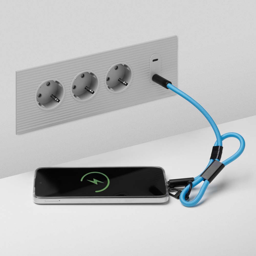 MC2007 Câble de charge et de transfert de données Type C vers Type C ajustable, 60W,... publicitaire personnalisé - vue 5