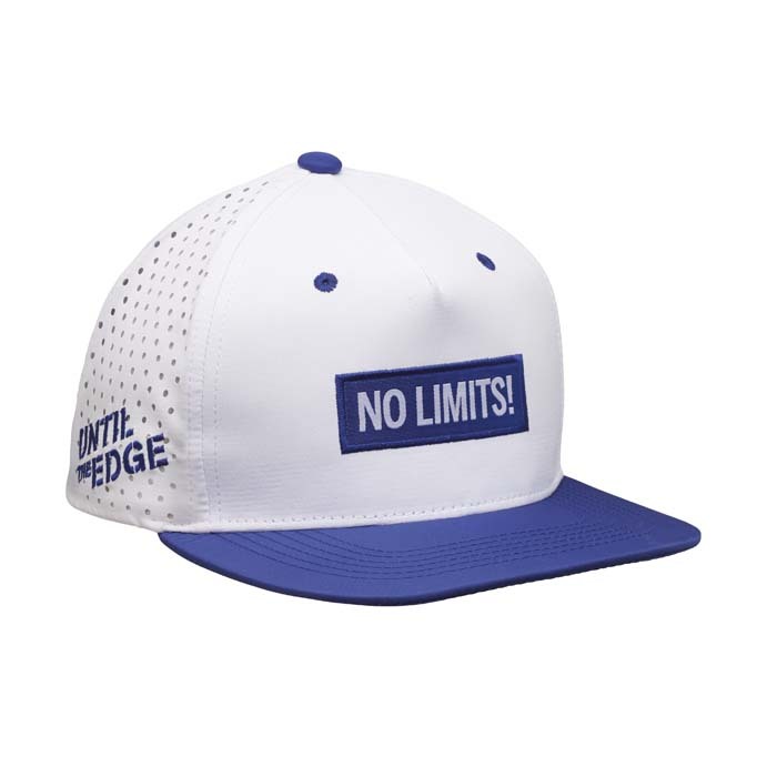 MH2327 Visière plate en pongé léger. Dos en maille perforée et cordon de couleur con... publicitaire personnalisé - vue 5