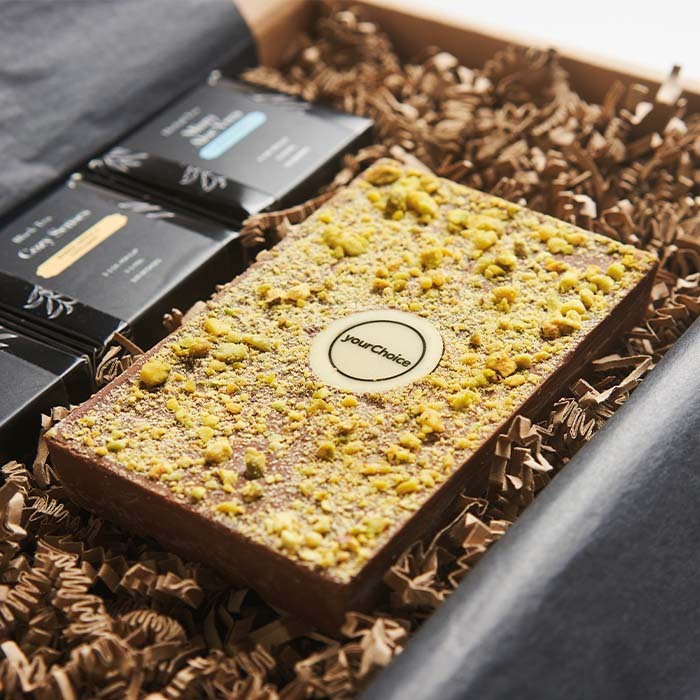MI4003 3 thés zen et un coffret cadeau en chocolat de style Dubaï. publicitaire personnalisé - vue 5