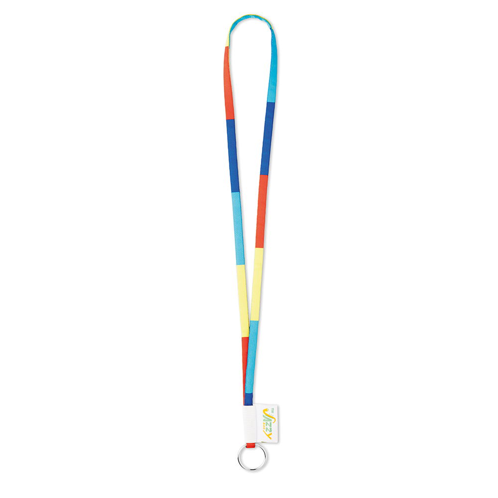 ML1046 Lanyard tubulaire sublimé avec étiquette personnalisée. publicitaire personnalisé - vue 5