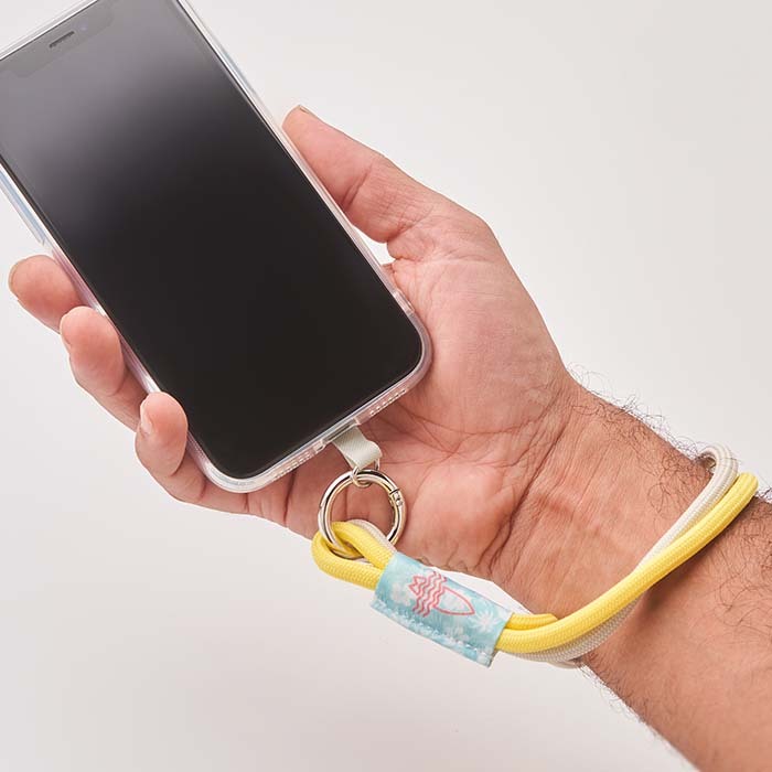 ML1067 Double cordon : Porte-clés keytag et porte-téléphone. publicitaire personnalisé - vue 5