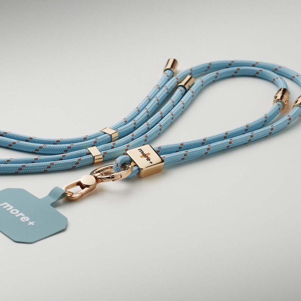 ML1093 Bandoulière et dragonne pour téléphone 2-en-1 bicolore. publicitaire personnalisé - vue 5