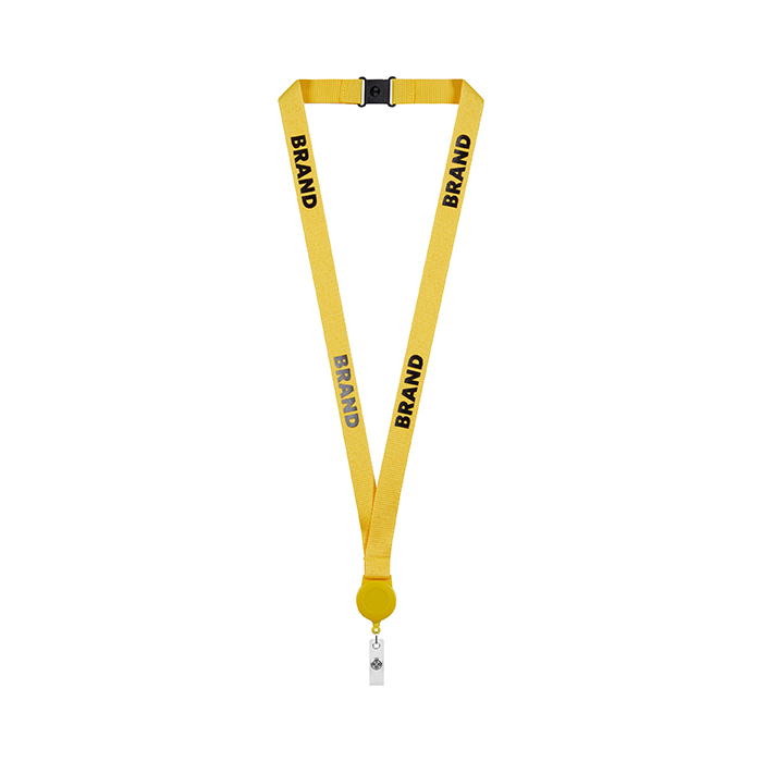 ML1163 RPET silkkipainettu jojokaulanauha. Kaulanauha, jossa on 1-värinen painatus 1... publicitaire personnalisé - vue 5