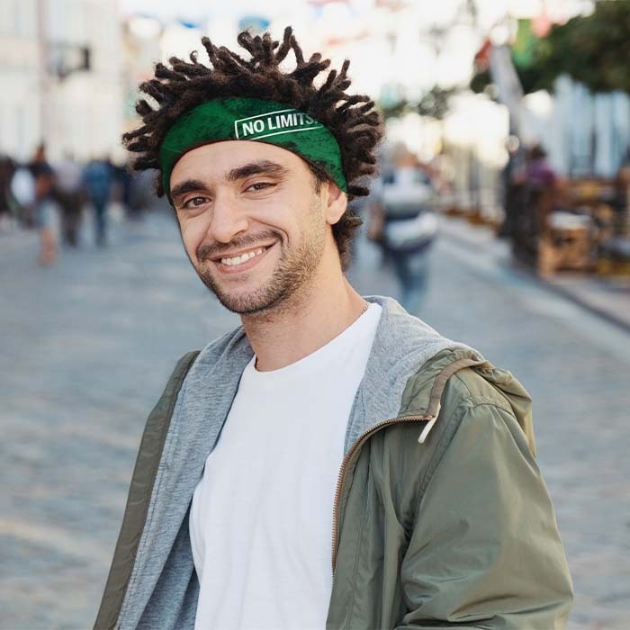 ML3603 Bandana en polycoton en quadri. 52x52cm. publicitaire personnalisé - vue 5