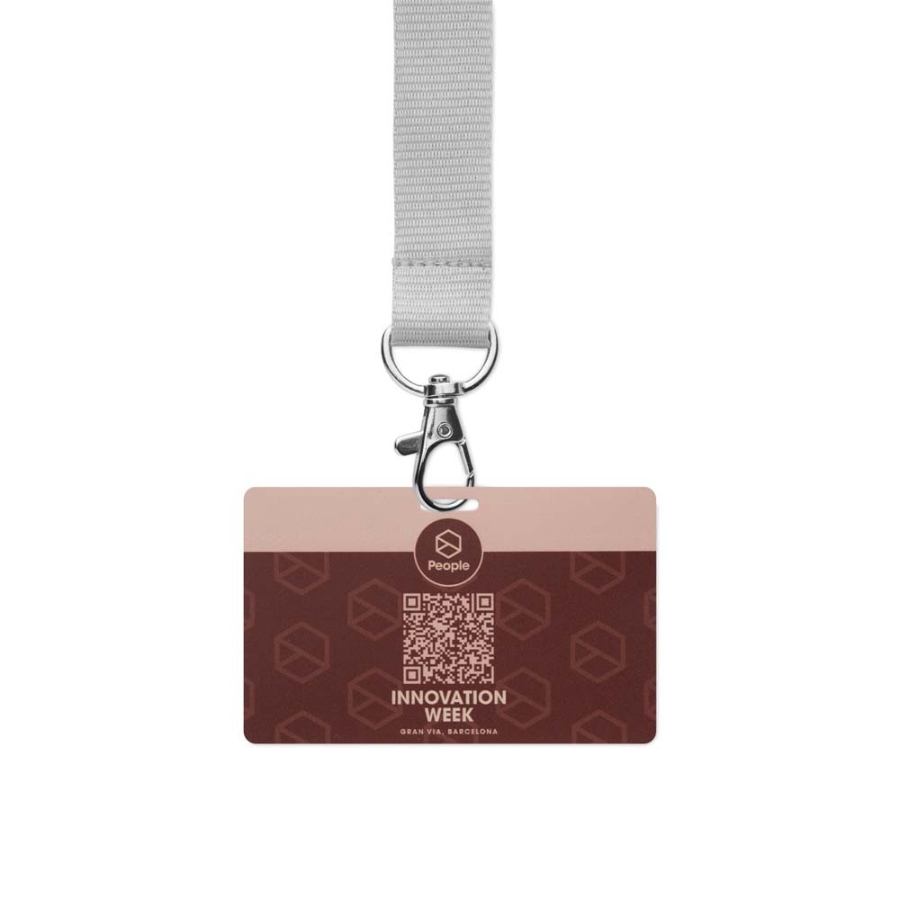 MLID05 Badges d'identification en papier laminé durable (54x86mm) publicitaire personnalisé - vue 5