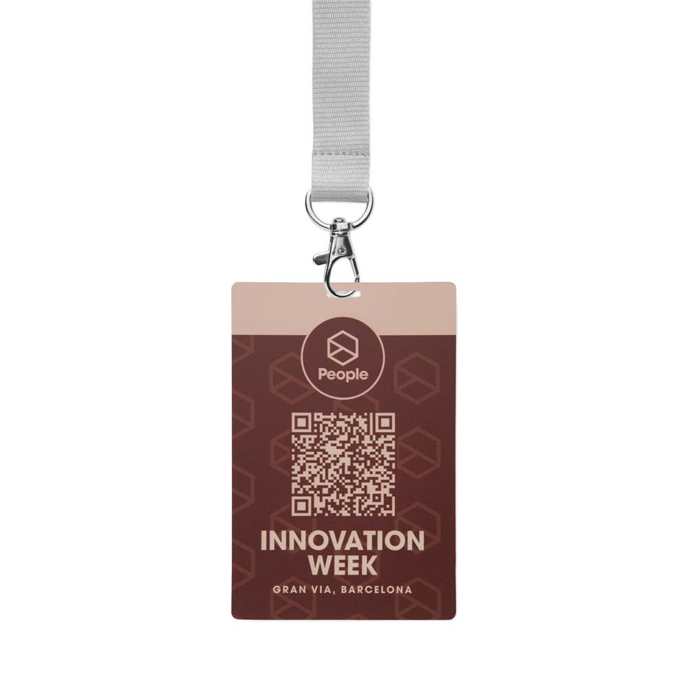 MLID08 Badges d'identification en papier laminé durable (120x80mm) publicitaire personnalisé - vue 5