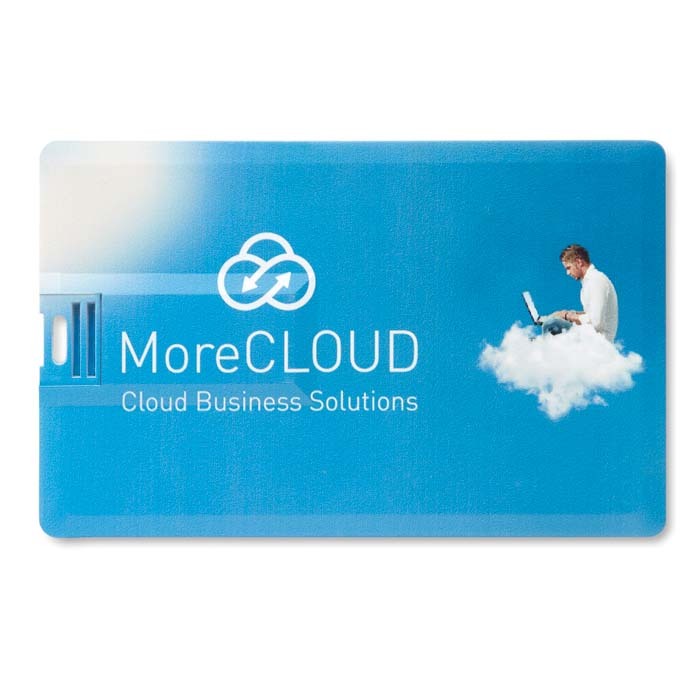 MO1159 Clé USB format carte de crédit. Impression en quadri 1 face incluse. publicitaire personnalisé - vue 5