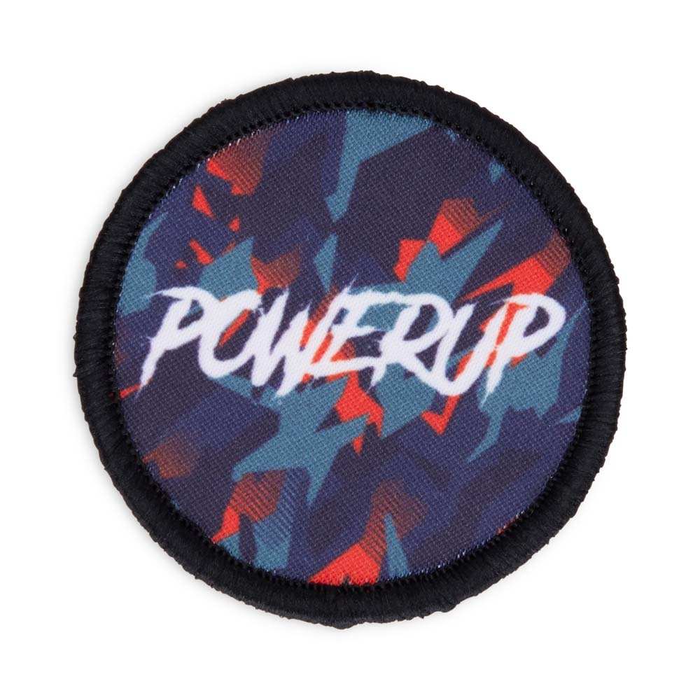 MPAT04 Écusson en polyester de forme personnalisée, avec bordure Merrow et logo impr... publicitaire personnalisé - vue 5