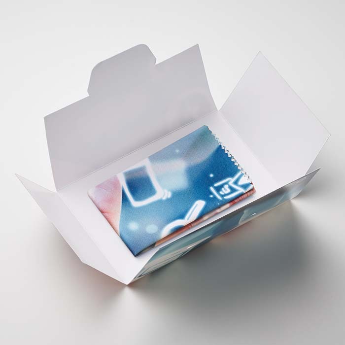 MPGC02 Lingette en microfibre en quadri (17x12cm). publicitaire personnalisé - vue 5