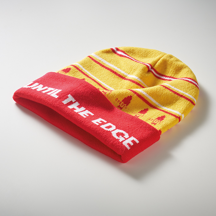 MW1012 Bonnet en acrylique à motif personnalisé avec revers en jacquard. publicitaire personnalisé - vue 5