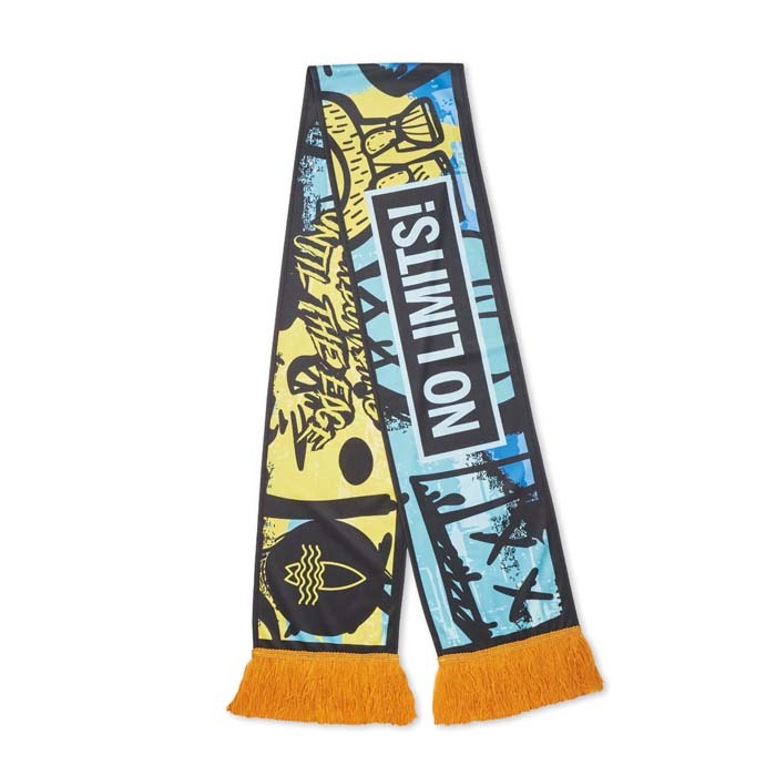 MW2005 Écharpe double épaisseur en quadri, fabriquée en tissu lycra. publicitaire personnalisé - vue 5