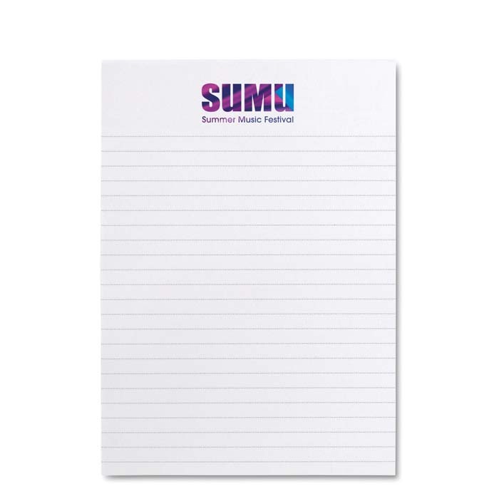 NPADA6 A6 size writing pad with your design sheets. publicitaire personnalisé - vue 5
